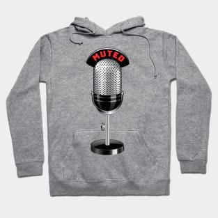 You are muted - microphone off Hoodie